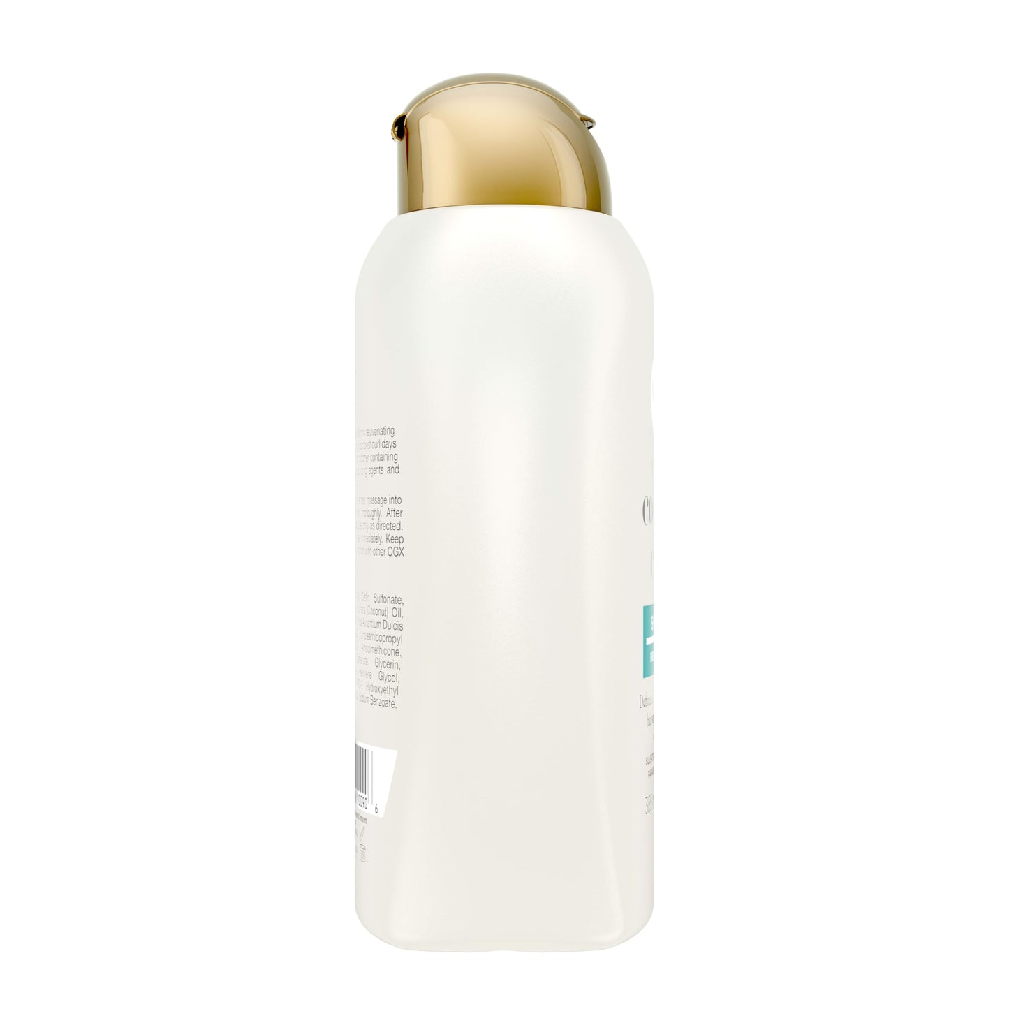 OGX Quenching + Coconut, Curl-Defining Shampoo, Hydrating & Nourishing Curly Hair Shampoo with Coconut Oil, Citrus Oil & Honey, Paraben, Sulfate-Free Surfactants, 13 floz