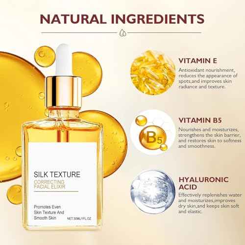 2PC Gouda Silk Body Oil, Body Perfume Oil for Women, Bath & Shower Essential Oil for Smooth and Hydrated Skin, Refreshing Non-greasy, Infused with Shea Butter, Coconut Oil, Vitamin E