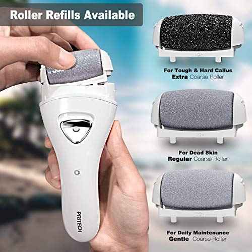 Electric Foot Callus Removers Rechargeable, Portable Electronic Foot File Pedicure Tools, Electric Callus Remover Foot Scrubber Kit, Professional Foot Care Ideal Gift for Dead, Hard Cracked Dry Skin