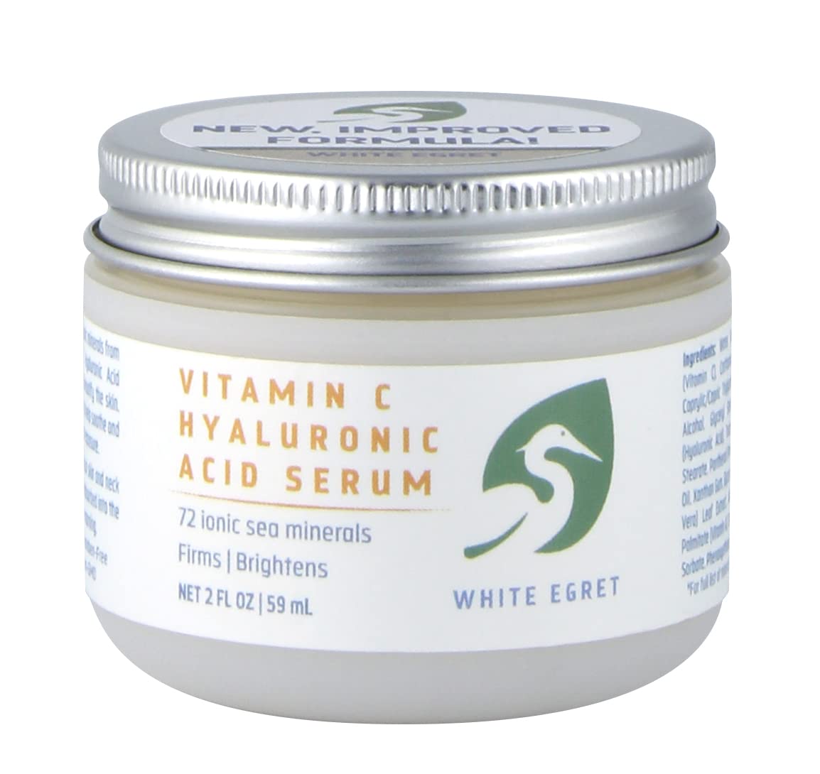 Vitamin C Hyaluronic Acid Cream - Hydrating Skincare, 2 Ounce