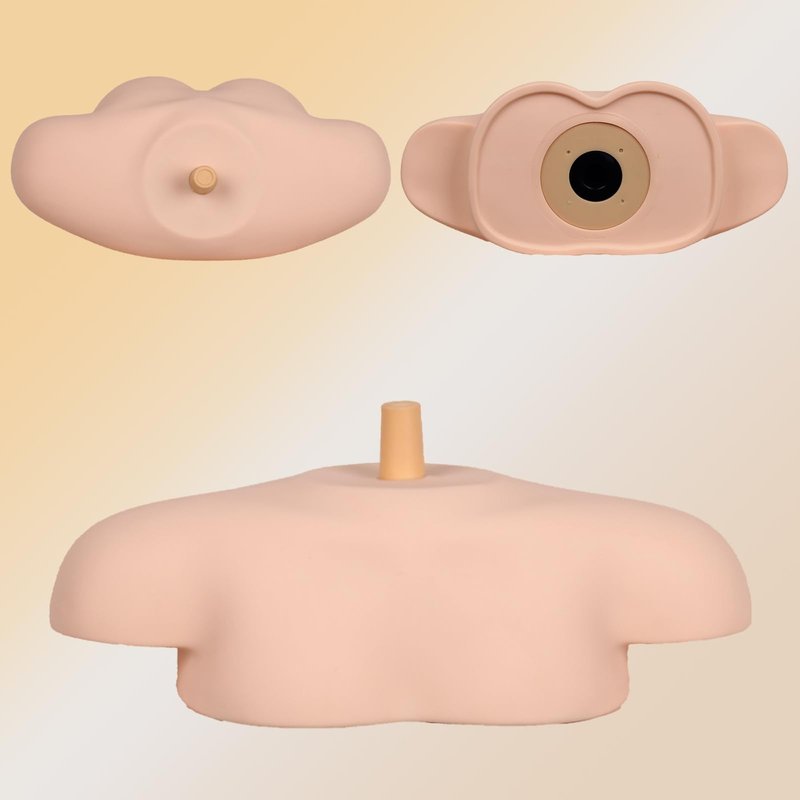 Newshair Mannequin Head Stand, Shoulder Mannequin Cosmetology and Hairdressing Training in Home and Salon Settings Shoulder Support, Shoulder Model Professional Mannequin Head Display Stand Base