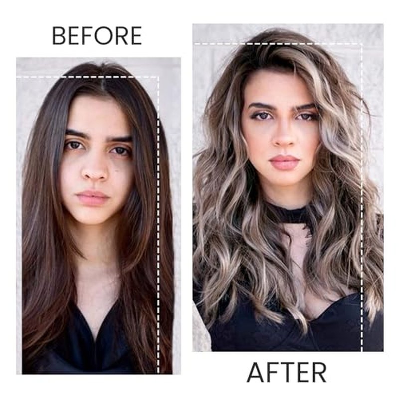 Belaved Clip in Hair Extensions, 20 Inch 70g Black Mix Blonde Clip in Hair Extensions Real Human Hair 7pcs Straight Double Weft Nature Ends