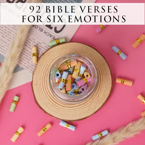 Bible Verse Jar For Women, Mothers Day Gifts for Mom, Christian Gifts for Women, Graduation Gifts for Her, Inspirational Bible Jar, Gifts for Mom from Daughter Son, Keepsake for Mom Grandma