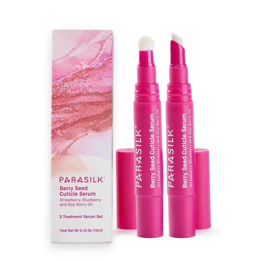 Parasilk Beauty Berry Seed Cuticle Serum. Superior Antioxidant Oils. Soothe, Hydrate, and Rejuvenate Dry Cuticles