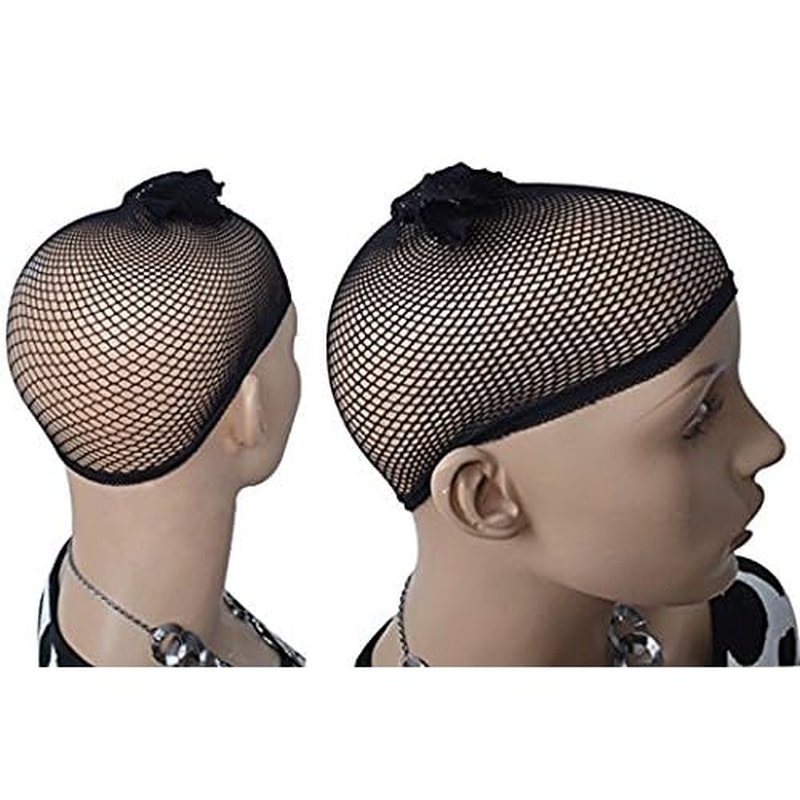 ANOGOL Hair Cap+ 13 * 1 Middle Part Light Blonde Lace Front Wig Synthetic Hair Short Curly 613 Blonde Bob Wigs Glueless Natural Hairline For Women