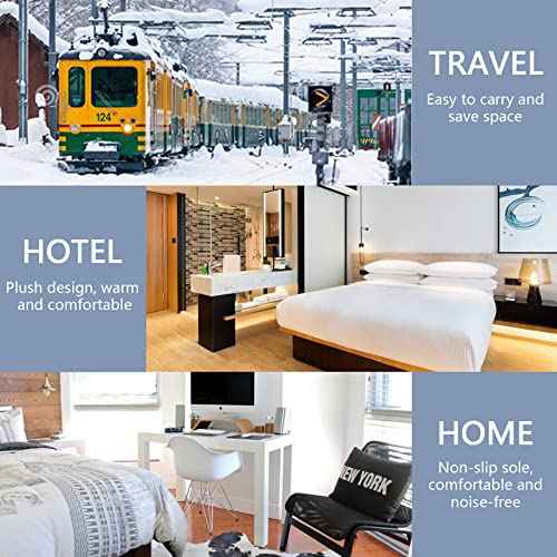 Slippers Soft Memory Foam Non-Slip Indoor House Slippers Home Shoes For Bedroom Hotel Travel Spa