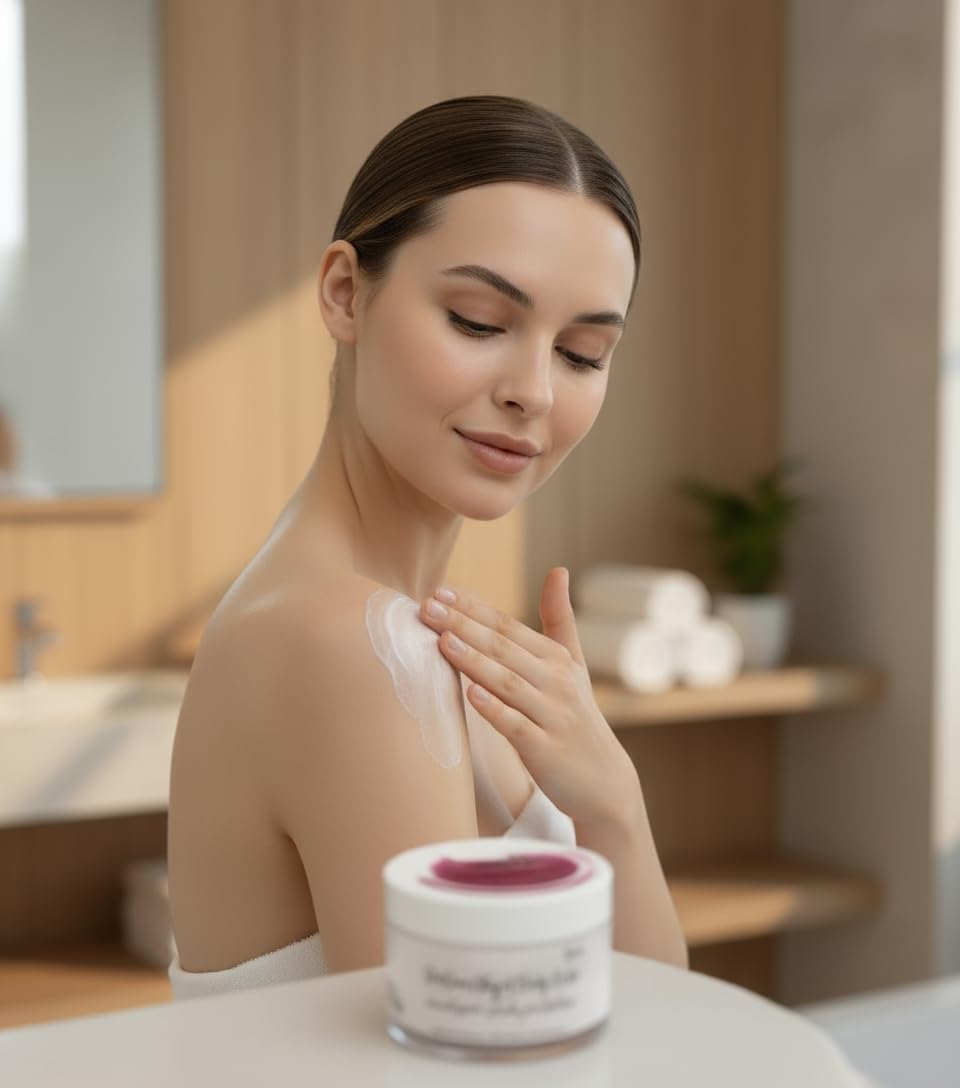 Natural Glow | Body Butter | Dead Sea Whipped Body Butter 200 ml | Deep Hydration, Nourishing Moisturizer for Dry Skin