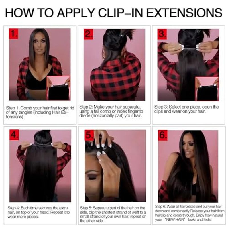 ORIGEN Clip in Hair Extensions Real Remy Human Hair Chocolate Brown to Caramel Blonde Highlights Straight Hair for Women 7pcs 80g 14 Inches