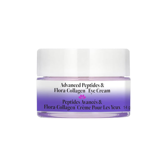 Advanced Peptides Eye Cream - Vegan Flora-Collagen for Firming & Hydrating - Natural Under Eye Treatment, 0.5oz