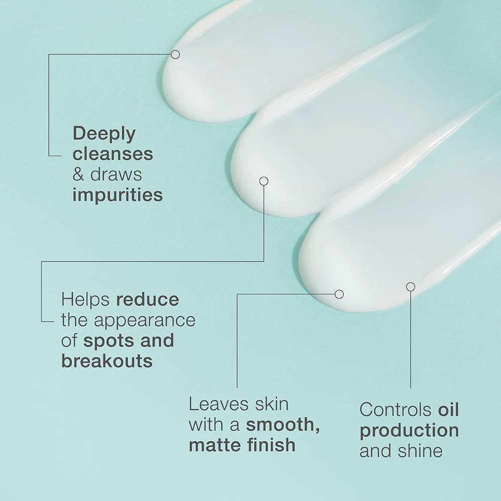 Skincode S.O.S Oil Control Clarifying Wash - Pore-Refining, Breakout-Reducing Cleanser | Advanced Pore-Cleansing Formula | Dermatologist Tested, Free from Parabens & Fragrance (4.2 Oz / 125 mL)