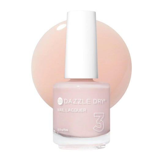 Dazzle Dry Nail Lacquer (Step 3) - Truth - A semi-sheer pale Himalayan salt pink. (0.5 fl oz)