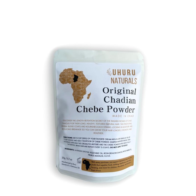 ChadianChebe™ Hair Powder (100 Grams) | Authentic African Herbal Powder from Chad for Hair Growth & Strength | Traditional Botanical Treatment for Thick, Healthy Hair