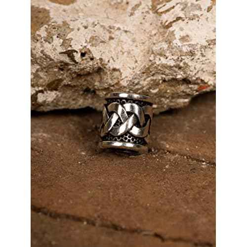 HAQUIL Hair clip Celtic Beads Antique Norse 5 pcs Viking Combo Beads Hair Pin Quick Beader Triquetra Knots Hair Beads Lock