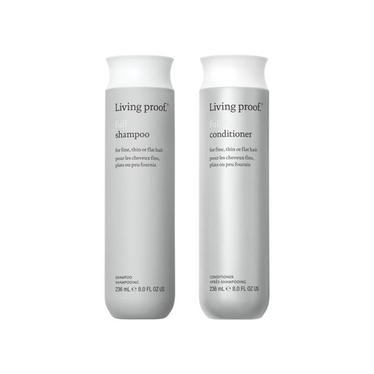 Living proof Full Shampoo & Conditioner Duo Volume & Moisturizing Set for Thin Hair, Paraben & Silicone Free, Safe for Color Treated Hair