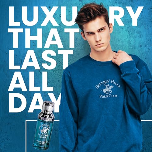 Beverly Hills Polo Club 5 Piece Mini Gift Set Exclusive for Men, EDT Eau De Toilette 5 Mini 0.5oz Bottles
