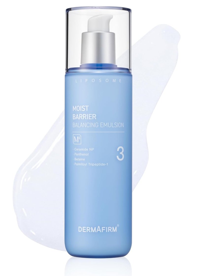 Dermafirm Moist Barrier Balancing Emulsion Cream - Hydrating Face Lotion with Ceramide, Peptide & Collagen | 6.76 fl oz for All Skin Types