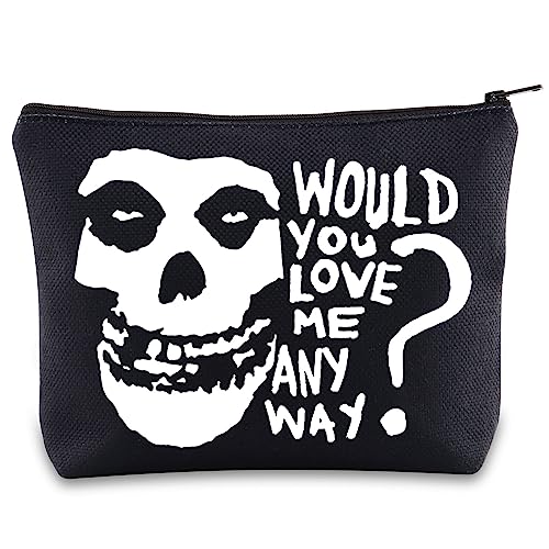 BWWKTOP Music Band Album Cosmetic Makeup Bag Song Lyrics Gift Would You Love Me Anyway Makeup Zipper Pouch Bag Singer Merchandise (Would you love)