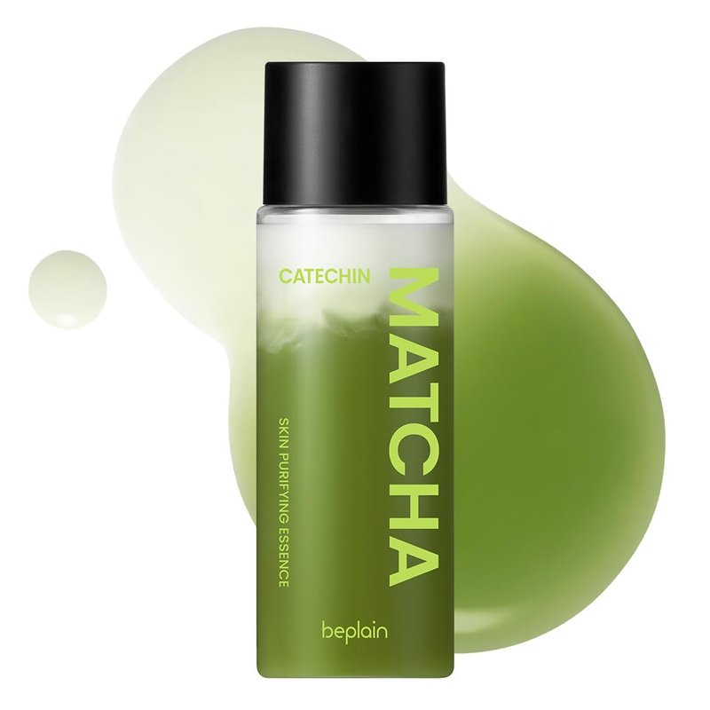 beplain Matcha Catechin Skin Purifying Essence | 5% Niacinamide Facial Essence for Uneven Tone & Barrier Care | Antioxidant Korean Skincare | 5.07 fl.oz