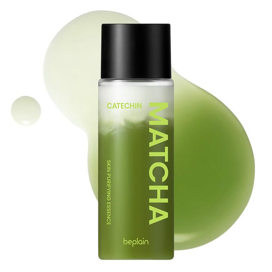 beplain Matcha Catechin Skin Purifying Essence | 5% Niacinamide Facial Essence for Uneven Tone & Barrier Care | Antioxidant Korean Skincare | 5.07 fl.oz