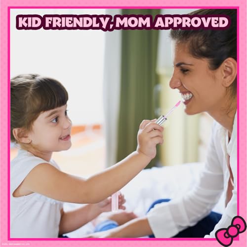 Hello Kitty 10 Piece Plant Based Lip Gloss, Girls Party Favors, First Makeup Set for Girl, Perfect for Parties, Sleepovers, and Birthday Gifts, Ages 3+, by Townley Girl