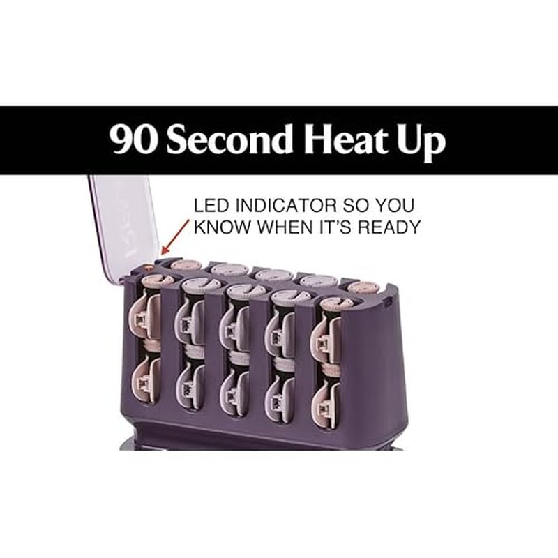 Remington Pro Hair Setter Hot Rollers, Curlers With Thermaluxe Advanced Thermal Technology