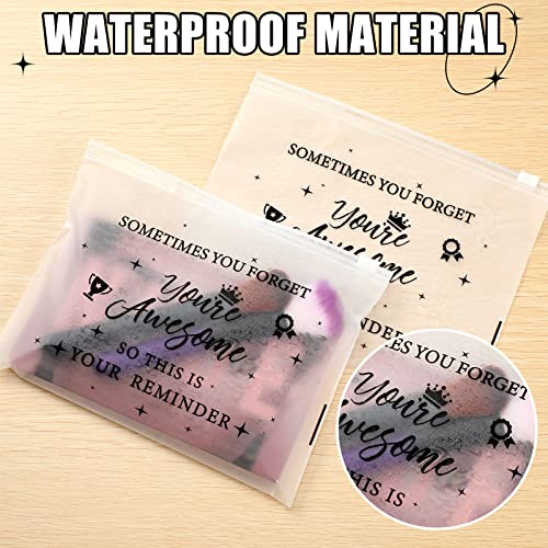 Sweetude 150 Pcs Cna Week Gifts Bulk 2025 Makeup Bags Bulk for Women EVA Christian Cosmetic Bag Thank You Gifts Teacher Nurse Appreciation Rainbow Inspirational Toiletry Pouch with Zipper(Simple)