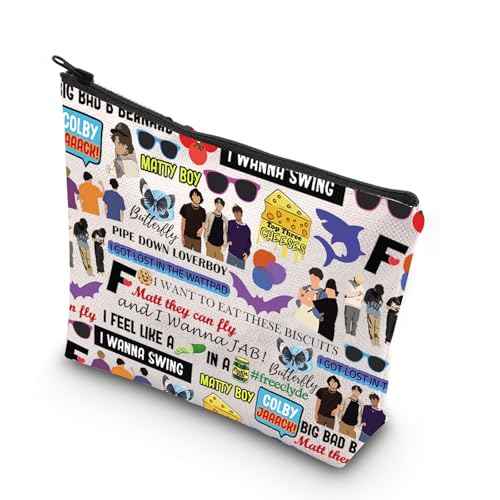 JNIAP Channel Video Makeup Bag Channel Video Gifts Team Orange Purple Blue Gifts Channel Video Merch (wanna swing mb)