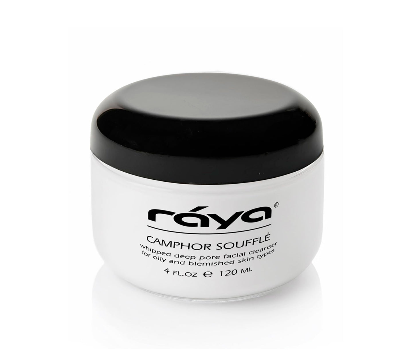 Raya Camphor Soufflé Facial Cleanser (101) - pH-Balanced Blemish Facial Wash for Oily & Break-Out Skin, Blackheads & Whiteheads, Clarify Pores, Refreshing Camphor Formula, Smooth Complexion - 4oz