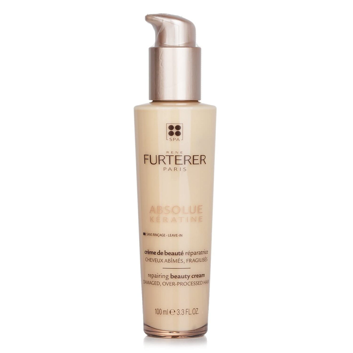 Rene Furterer ABSOLUE KERATINE Repairing Beauty Cream for Damaged, Over-Processed Hair, 3.3 fl. oz.