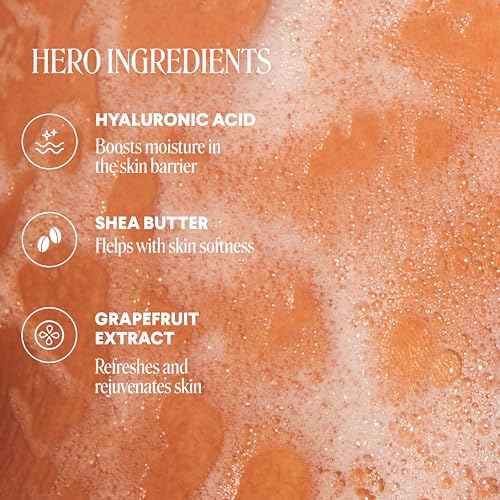 MONDAY Body Wash Moisture Travel Pack -90ML (4 Pack) - Nourishing Ingredients, Shea Butter, Coconut Oil and Grapefruit Extract, Hyrdrate and Replenish Skin