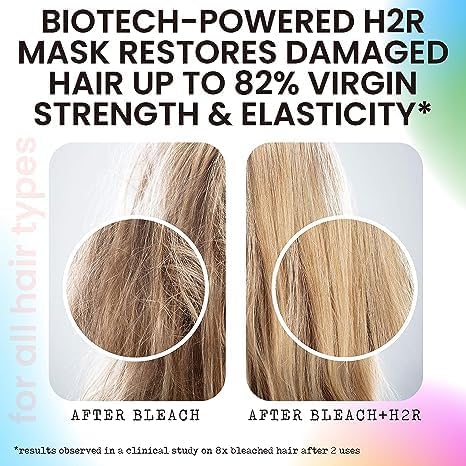 Hair Mask for Damaged Hair - Leave-In Treatment for Growth, Thinning & Split Ends | Rapid Repair for Bleach, Chemicals & Heat Damage