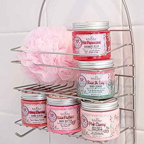 Bella & Bear Rose & Ivy Body Scrub - Vegan & Cruelty-Free Oil-Free Exfoliator | Polish Your Skin to Perfection | 6.7oz of Floral Bliss for All Women