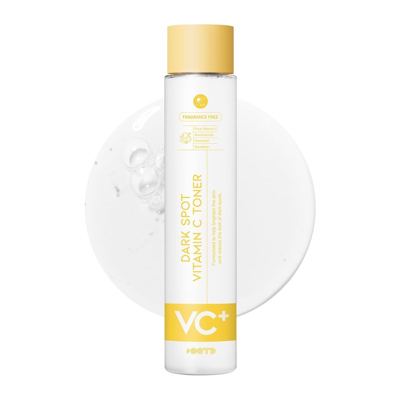 #OOTD Vitamin C Toner for Face – Formula with Niacinamide, Heartleaf, and Squalane – 8.45 FI Oz
