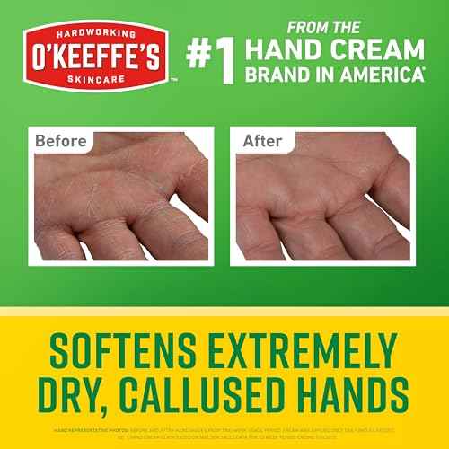O'Keeffe's Working Hands Intense Renewal Hand Cream, 3 oz Tube (Pack of 1) - Softens and Smooths Extremely Callused, Dry Hands