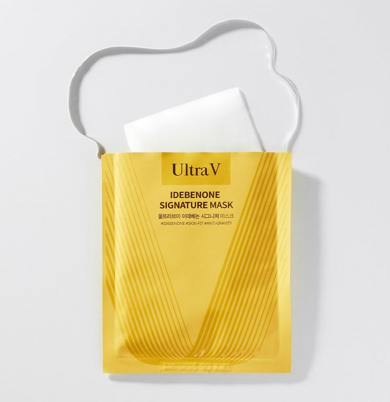 ULTRAV Signature Mask Sheet, Facial Mask, Moisturizing, Antioxidant, Anti-aging, 10 Sheets