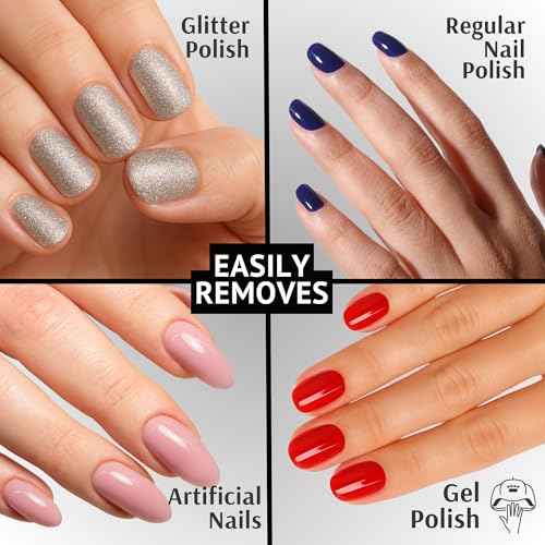 Pronto 100% Acetone Gel Nail Polish Remover - Gel Polish Remover for Nails | Acetone Nail Polish Remover For Nails for Removal of Glue, Gel, Acrylic & Dip | Gel Polish Remover, 8 Fl oz