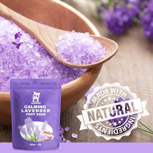 Foot Spa Bath Massager with Heat Bubbles and Vibration Massage and Jets, 16 OZ Calming Lavender Foot Soak Epsom Salt, Foot Soaker with Red Light, 22 Massage Rollers, Adjustable Temp - Black