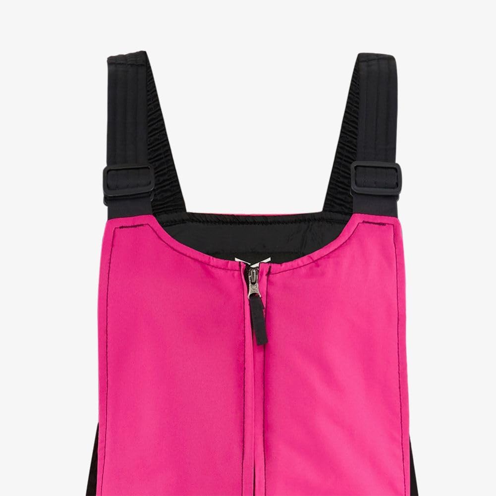 Arctix Women's Essential Insulated Bib Overalls, Black/Fuchsia, 3X/27" Inseam