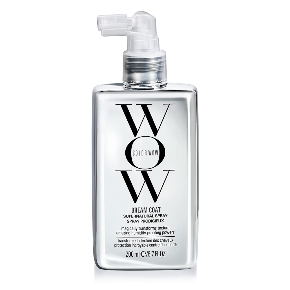 COLOR WOW Dream Coat Anti-Humidity Treatment Spray - Frizz Control & Heat Protection for Shiny, Smooth Hair | 6.7 oz