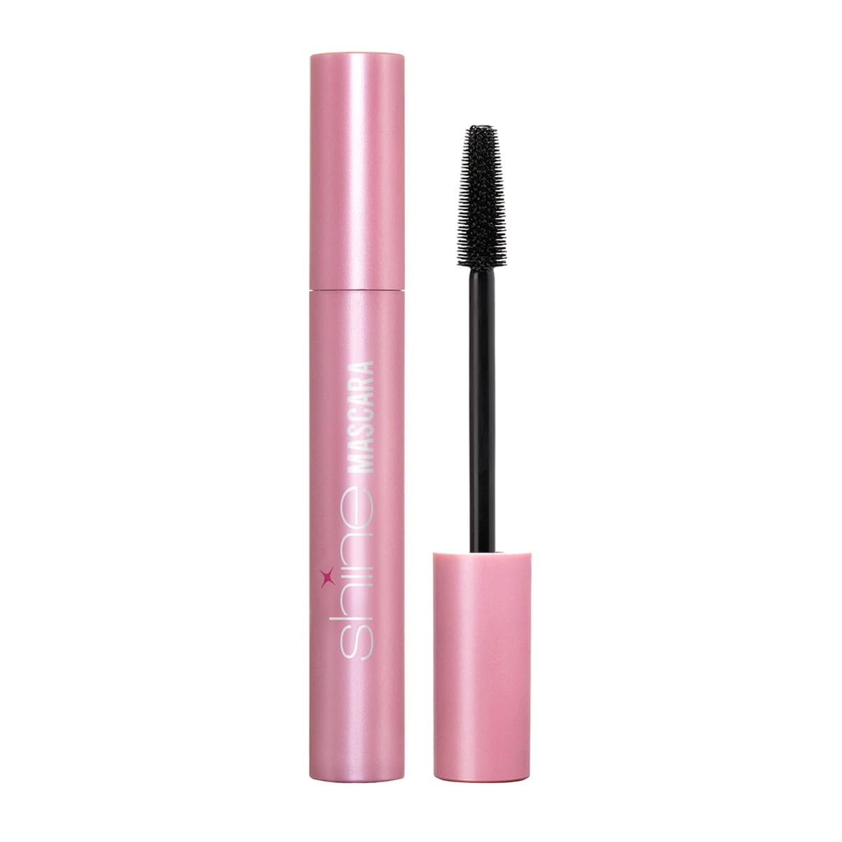 Shine Cosmetics Mascara - Long-Wearing, No Smudge, No Run, No Flake, Volumizing, Water Resistant Tubing Mascara, Gluten Free, Cruelty Free (Results (Black), .34 Fl)