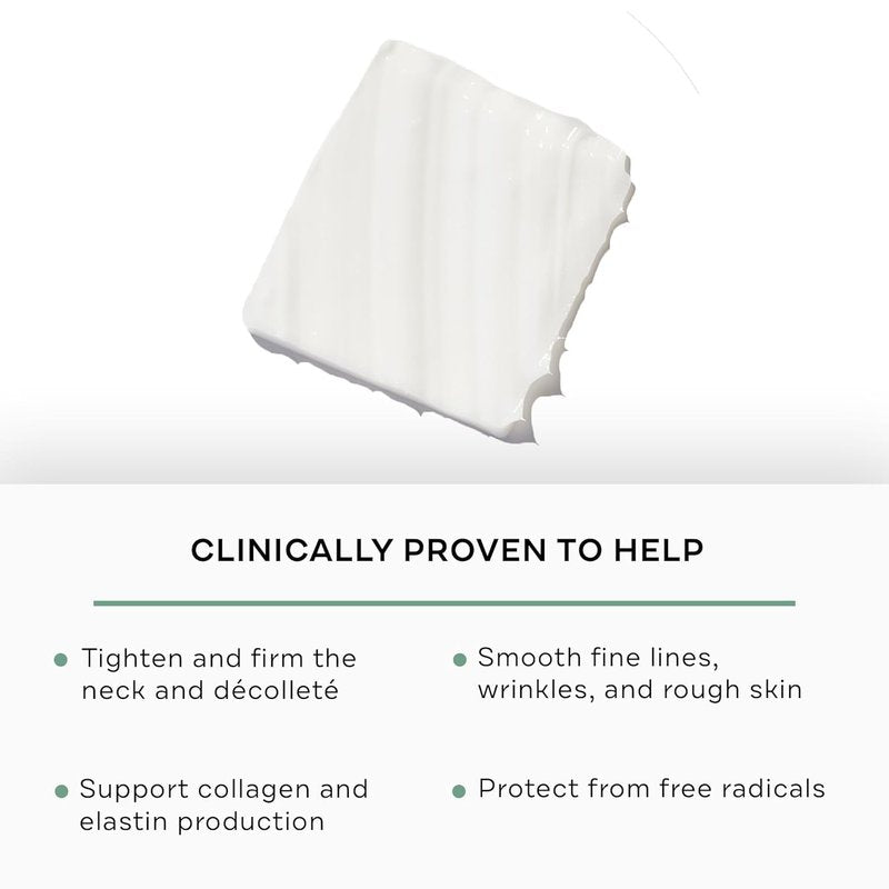 Neck & Décolleté Firming Cream – Anti-Aging Moisturizer for the Appearance of Crepey Skin, Wrinkles, Vertical Lines & Sagging - Improve Skin Tone, Texture & Hydration for Smoother-Looking Skin.