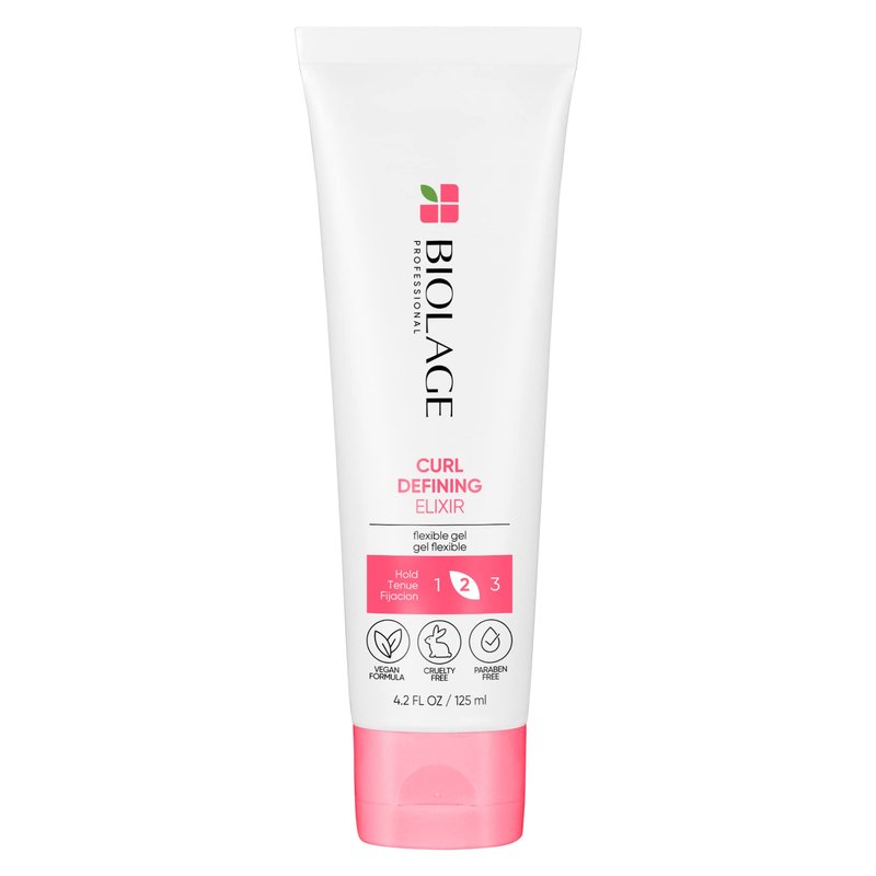 Biolage Styling Curl Defining Elixir - For Frizzy Hair, Natural Movement & Shine Without Stiffness, Paraben-Free, 4.2 Fl Oz