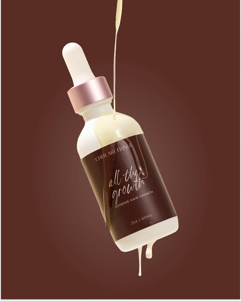 Hair Growth Oil with Rosemary & Peppermint - All-Natural Formula for Thicker Hair | 2oz