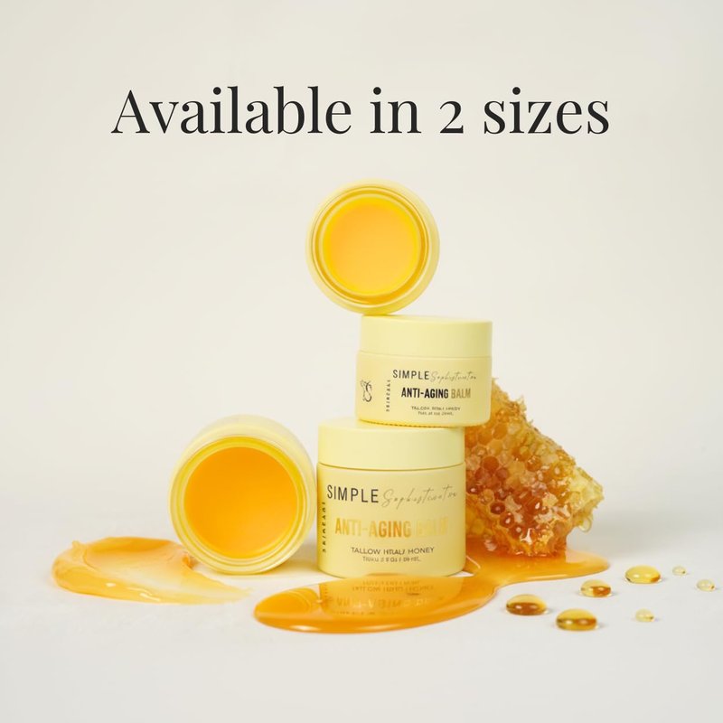 Tallow Emu Honey Balm - Nourishing Face & Body Moisturizer with Manuka Honey & Emu Oil | Non-Greasy Anti-Aging Skincare