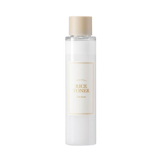 I'm From Rice Toner, 77.78% Rice Extract from Korea, Glow Essence with Niacinamide, Hydrating for Dry Skin, Vegan, Alcohol Free, Fragrance Free, Peta Approved, K Beauty Toner, 5.07 Fl Oz