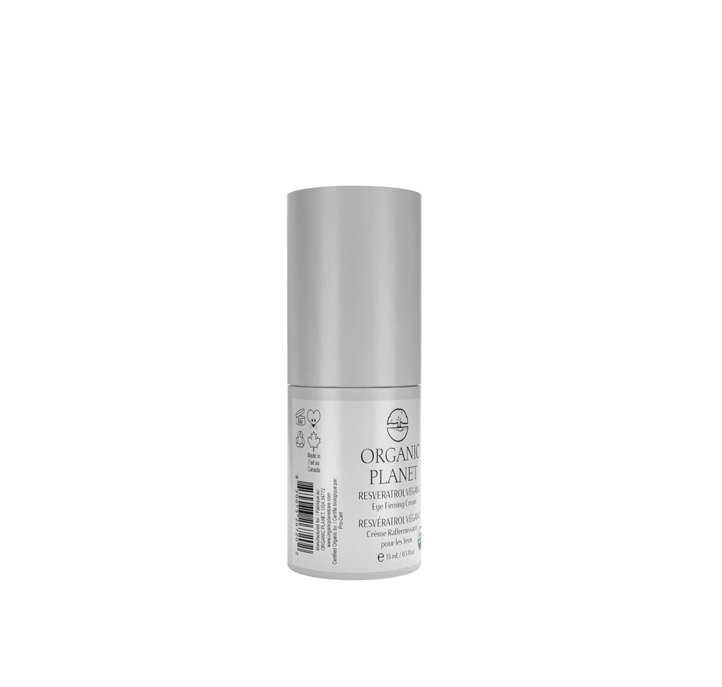 Resveratrol Vegan C Eye Firming Cream - Organic Anti-Aging Treatment for Dark Circles & Wrinkles | 0.5 Fl Oz