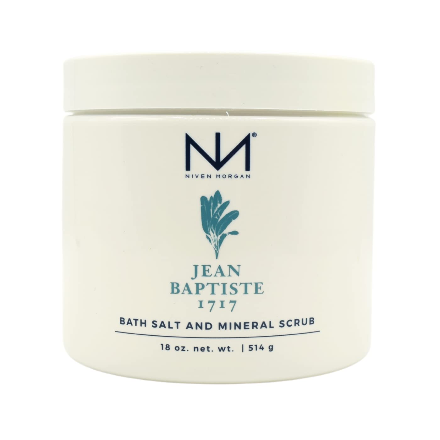 Niven Morgan Bath Salt & Mineral Scrub - 18oz | Revitalize Skin & Relax Muscles