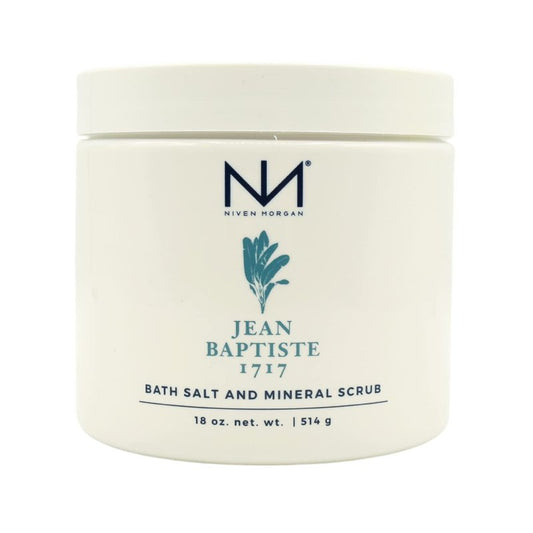 Niven Morgan Bath Salt & Mineral Scrub - 18oz | Revitalize Skin & Relax Muscles