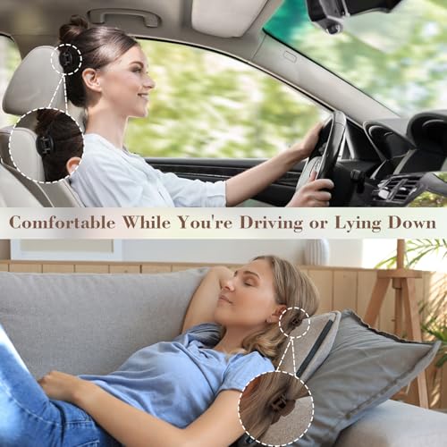 12 Pcs Flat Hair Clips for Women - 3 Styles Flat Claw Clips for Thin Thick Hair, Strong Hold Hair Accessories