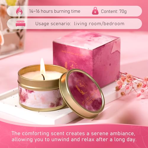 Christmas Gifts Basket for Women Get Well Soon Gifts, Rose Spa Gifts Basket Care Package w/ Luxury Blanket, Unique Mothers Day Gifts for Mom Her Friend Sister Wife